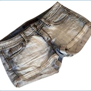 Distressed Jean Shorts by Stone Love